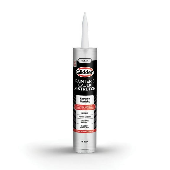 Glidden 10.1 fl oz X-Stretch Painter’s Multi-Purpose Interior/Exterior Caulk Clear