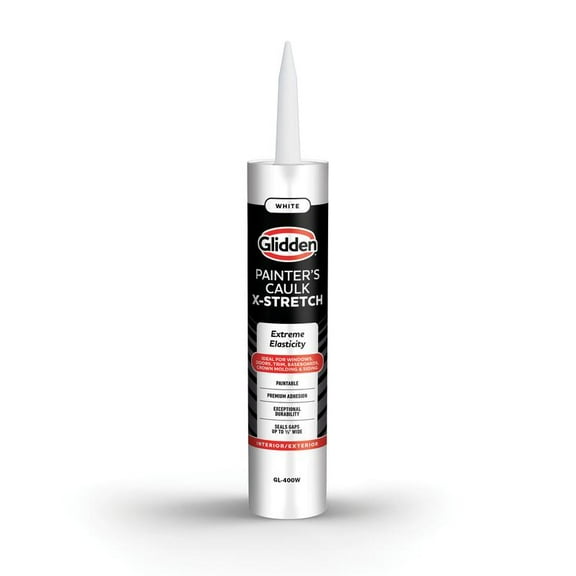 Glidden 10.1 fl oz X-Stretch Painter’s Multi-Purpose Interior/Exterior Caulk, White