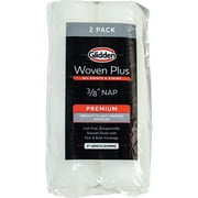 Glidden 9" Woven Plus Interior/Exterior Paint Roller Cover 3/8" Nap, 2 Pack