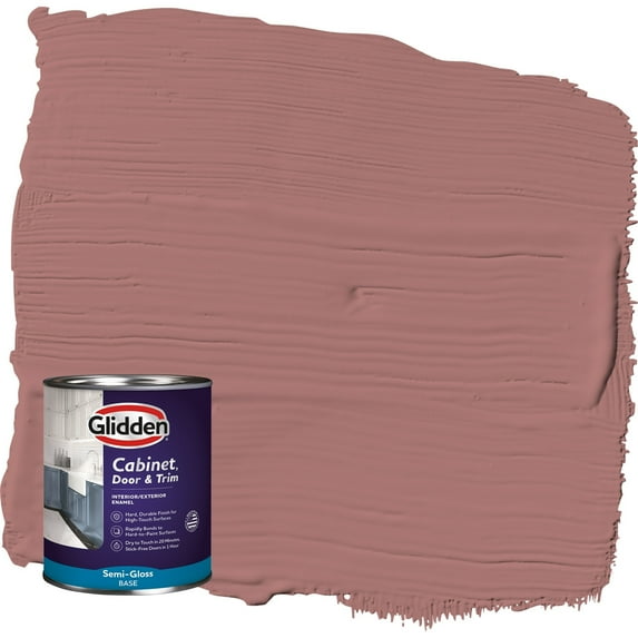 Glidden Cabinet Door and Trim Semi Gloss Paint, Cinnamon Diamonds, 1 Quart