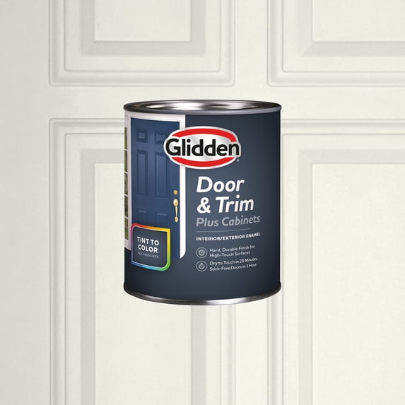 Glidden Cabinet Door and Trim Semi Gloss Paint, Gypsum, 1 Quart