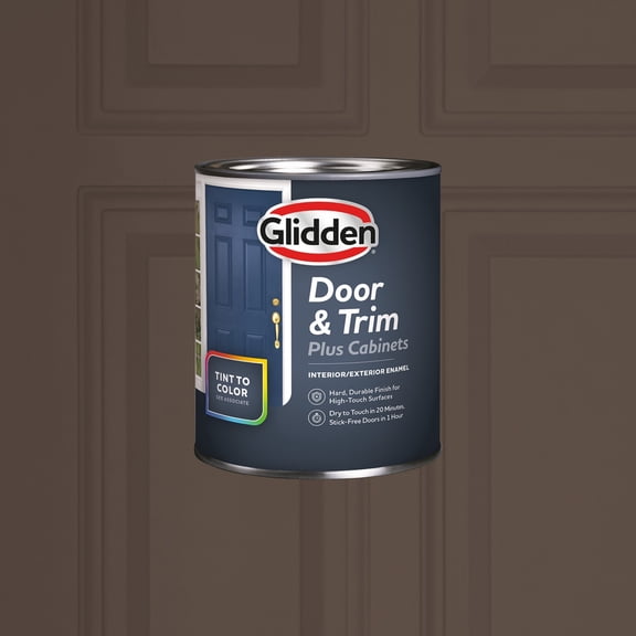 Glidden Cabinet Door and Trim Semi Gloss Paint, Sarsaparilla, 1 Quart