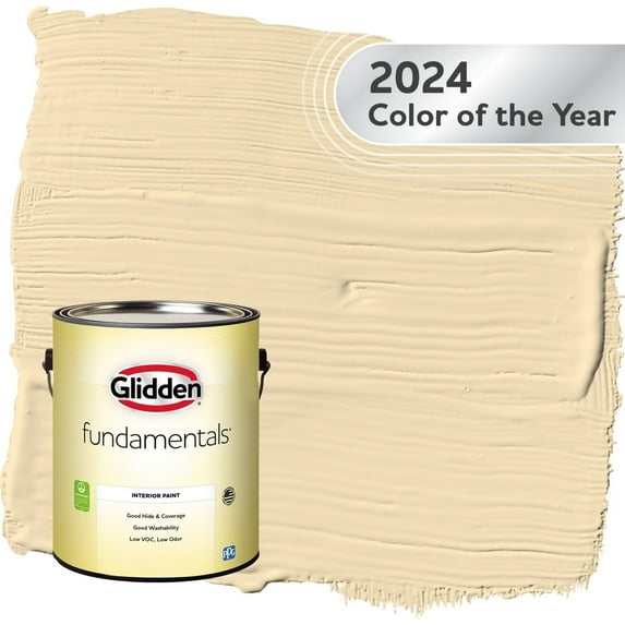 Glidden Fundamentals Limitless / Yellow Semi-Gloss Interior Paint, 1 Gallon