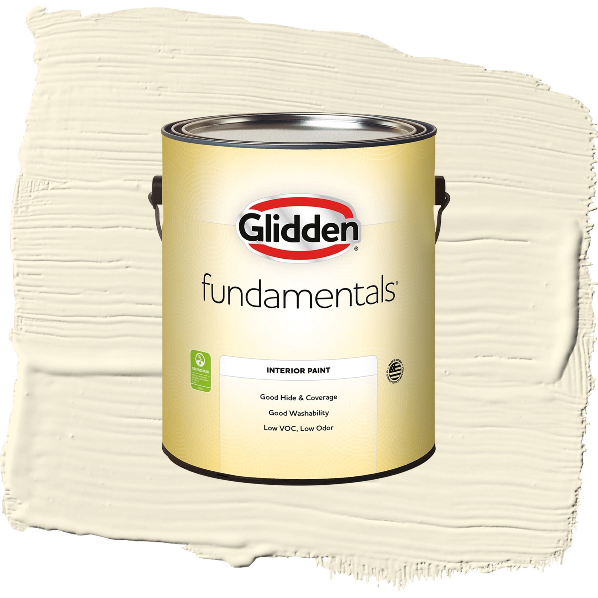 Glidden Fundamentals Mesa Beige / Yellow, Semi-Gloss Interior Paint, 1 Gallon