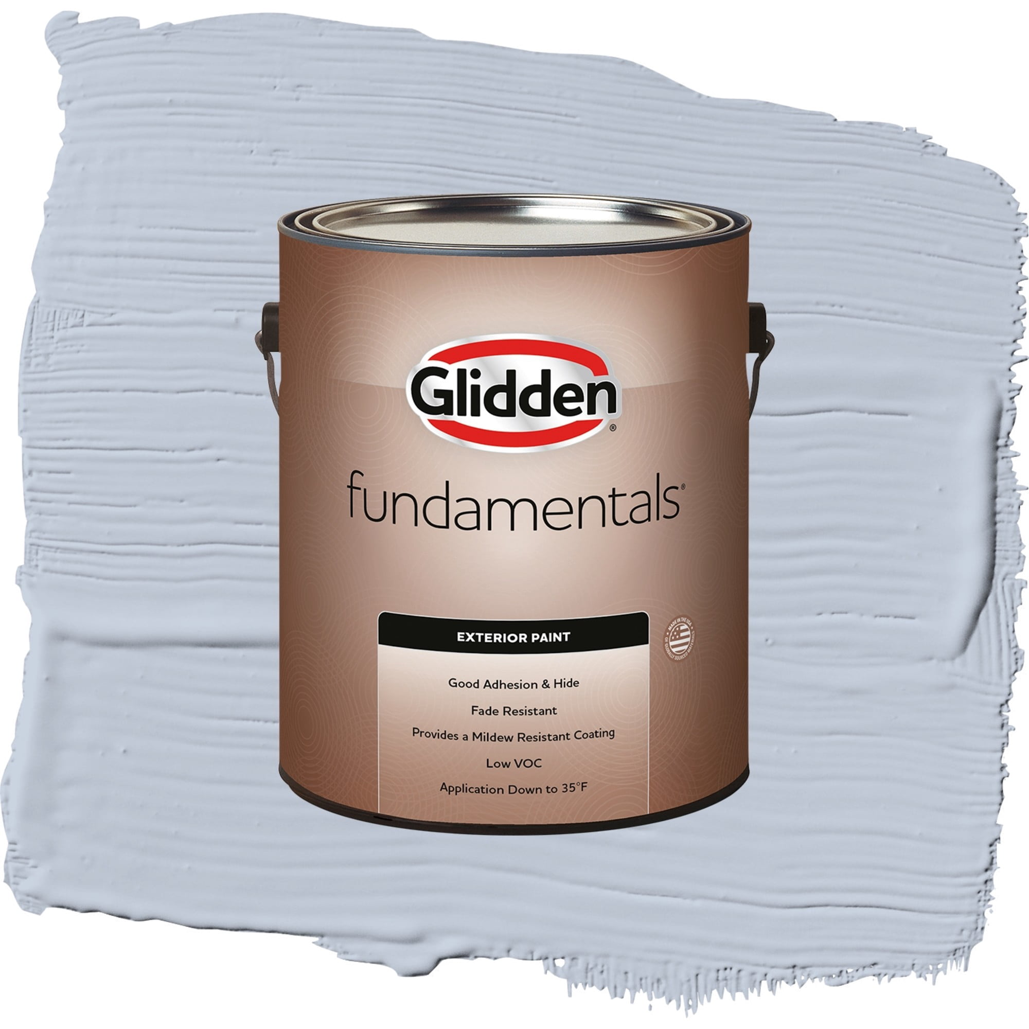 Glidden Fundamentals Northern Exposure / Blue, Semi-Gloss Exterior Paint, 1 Gallon
