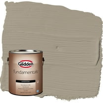 Glidden Fundamentals Stonehenge Greige / Gray Semi-Gloss Exterior Paint, 1 Gallon