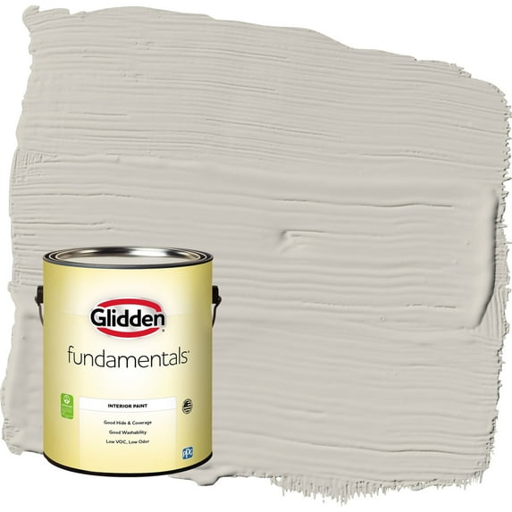Glidden Fundamentals Swirling Smoke / Beige Semi-Gloss Interior Paint, 1 Gallon