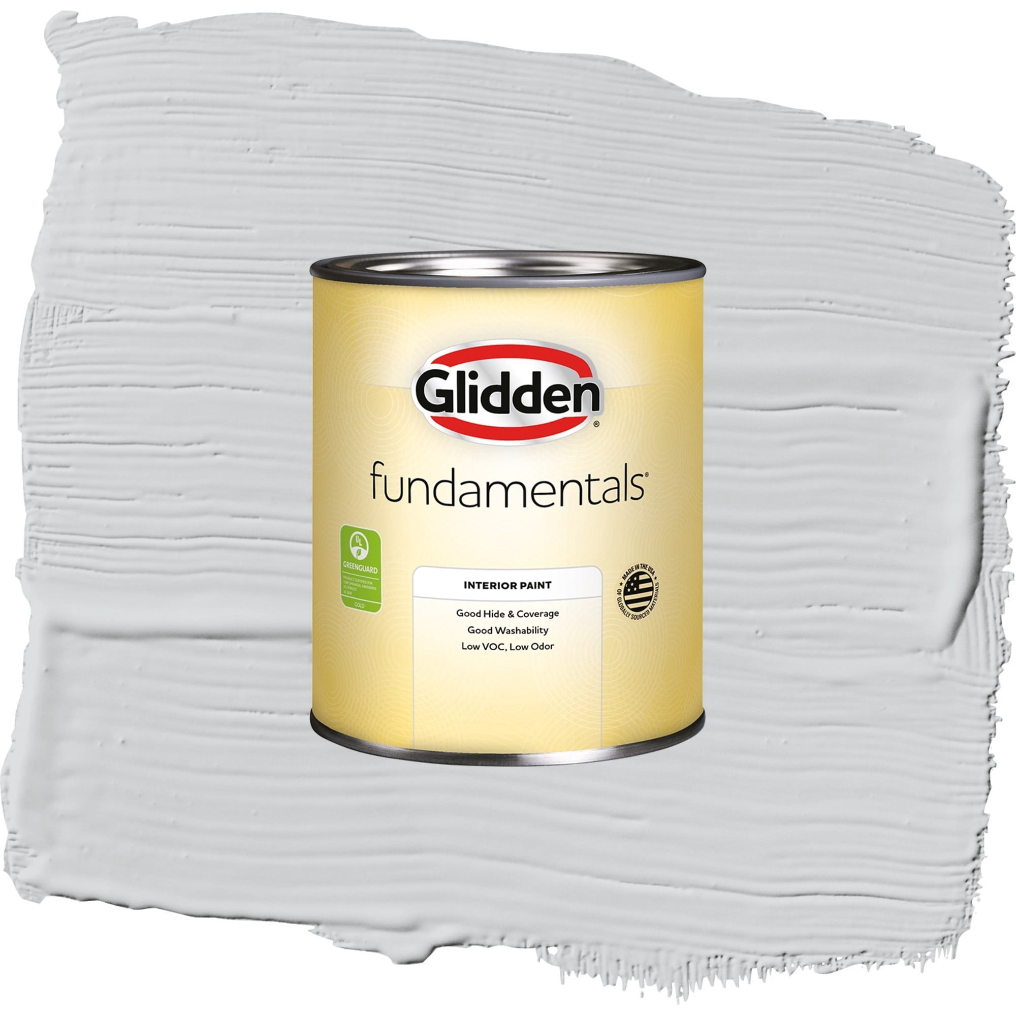 Glidden Fundamentals Elemental Semi Gloss Interior Paint and Primer, 1 Quart