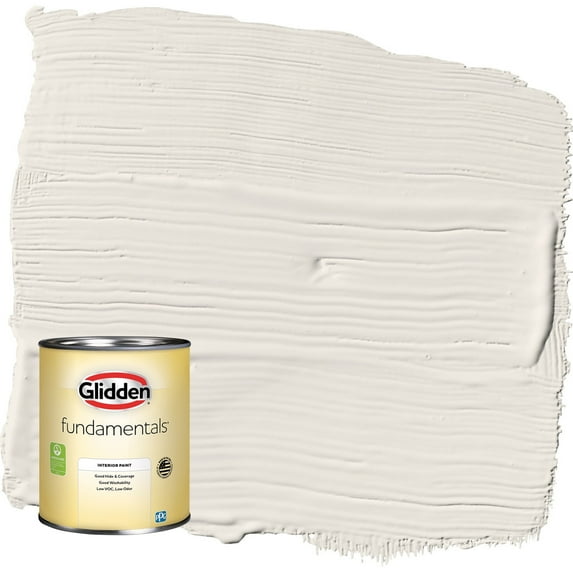 Glidden Fundamentals Mountain Gray / Gray Semi-Gloss Interior Paint, 1 Quart