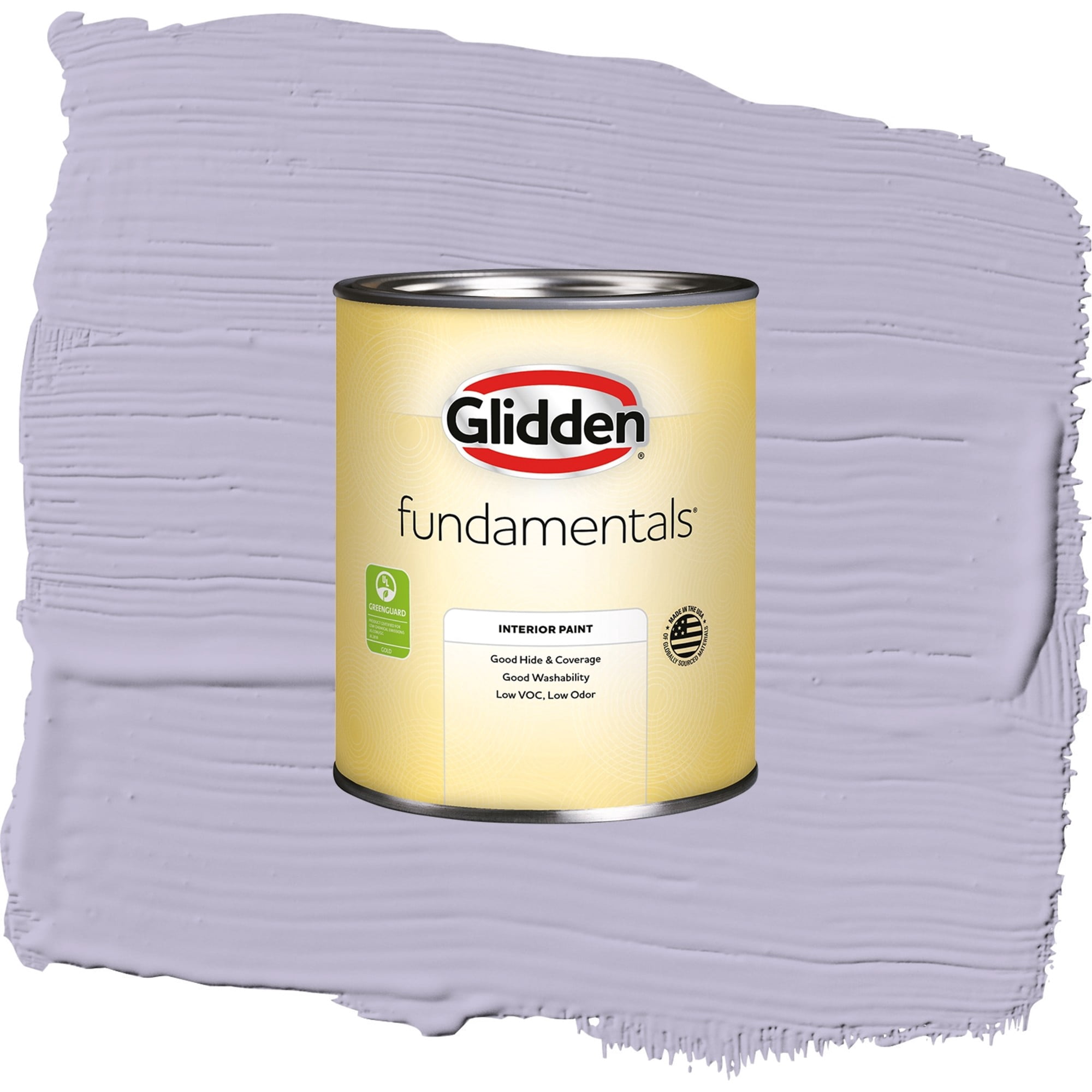 Glidden Fundamentals Wild Lilac / Purple, Semi-Gloss Interior Paint, 1 Quart