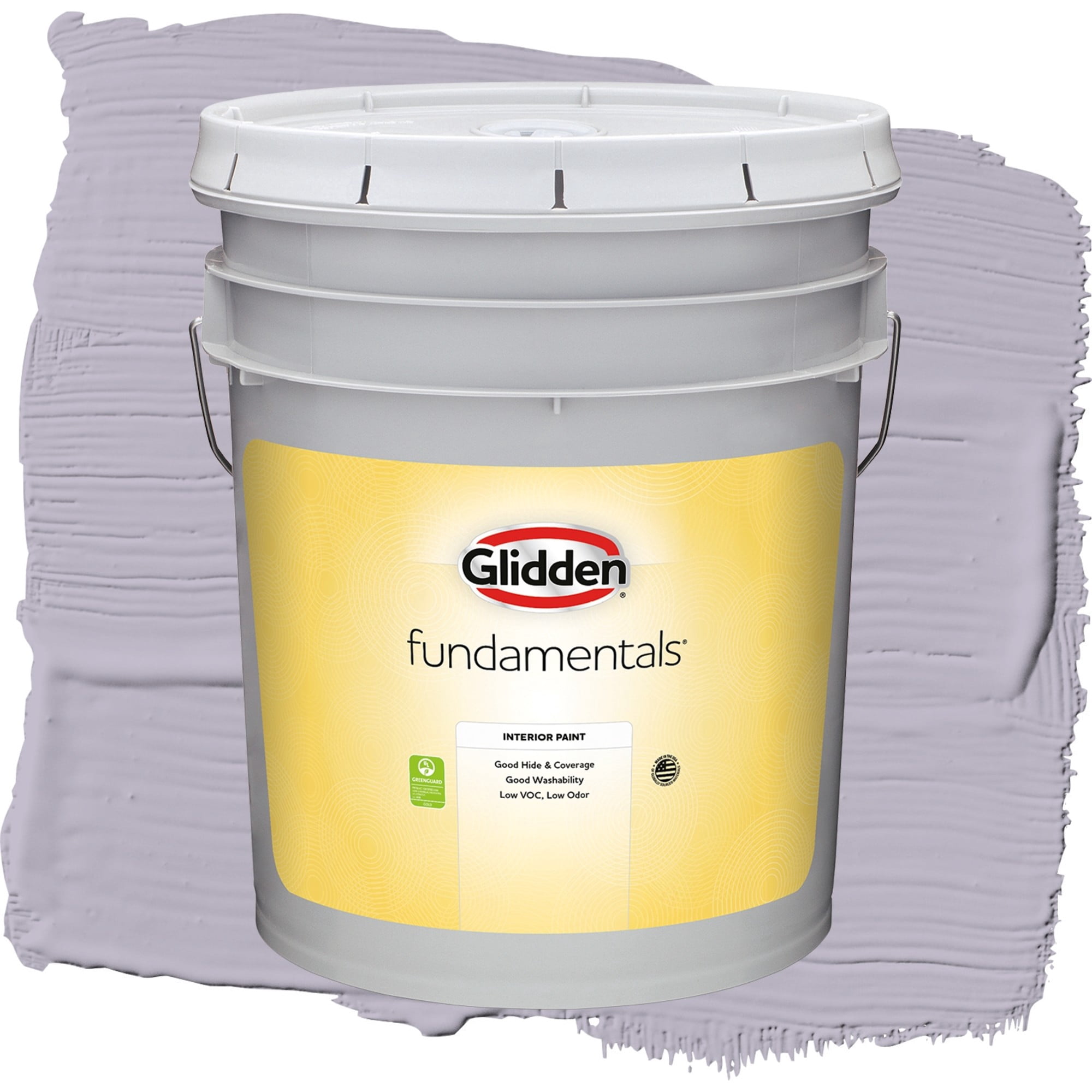 Glidden Fundamentals Cloudberry / Purple, Semi-Gloss Interior Paint, 5 Gallon