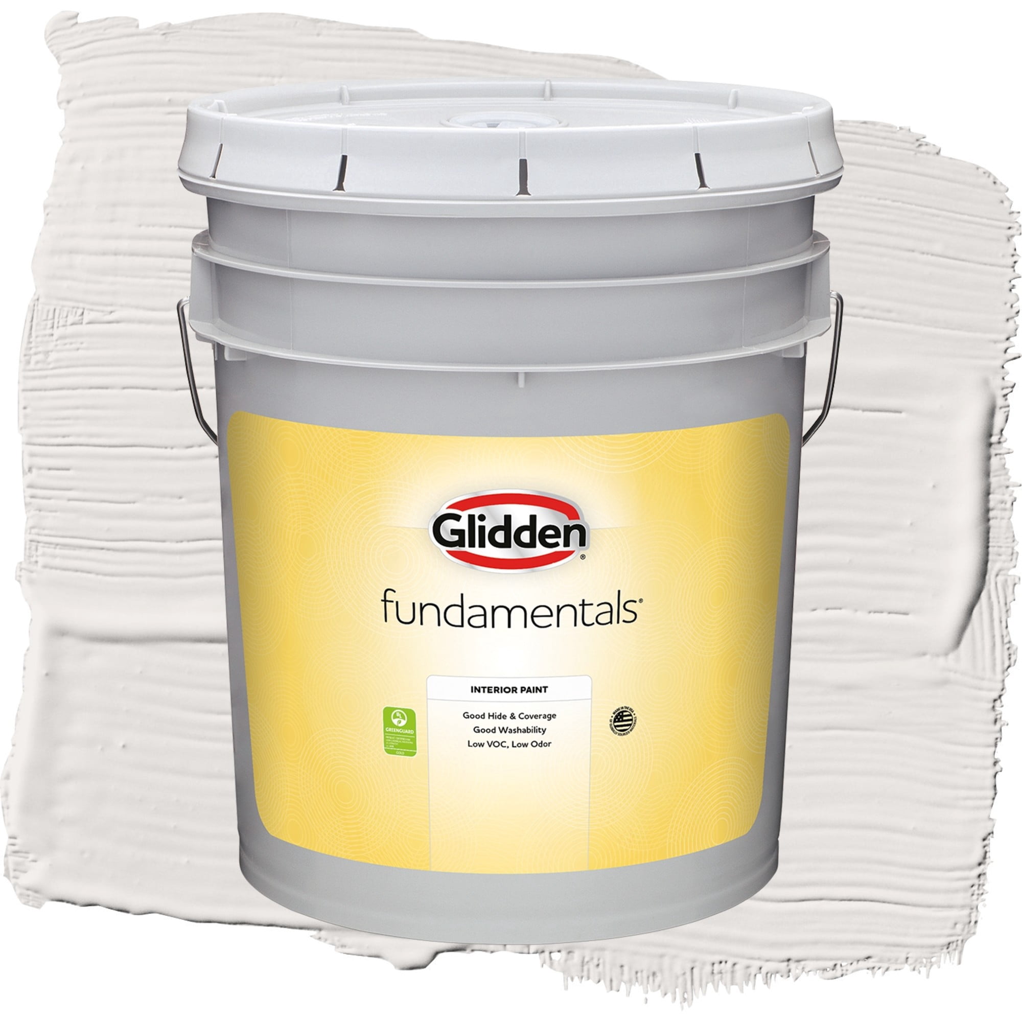 Glidden Fundamentals Dusky Dawn / Grey, Semi-Gloss Interior Paint, 5 Gallon