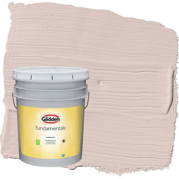 Glidden Fundamentals Kangaroo Paw / Pink Semi-Gloss Interior Paint, 5 Gallon
