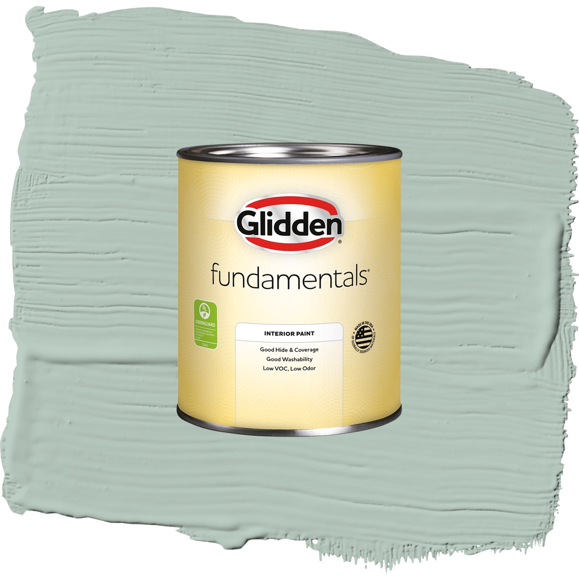 Glidden Fundamentals Aquamarine Dream / Blue, Eggshell Interior Paint, 1 Quart