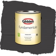 Glidden Fundamentals Black Magic Flat Interior Paint and Primer, 1 Gallon