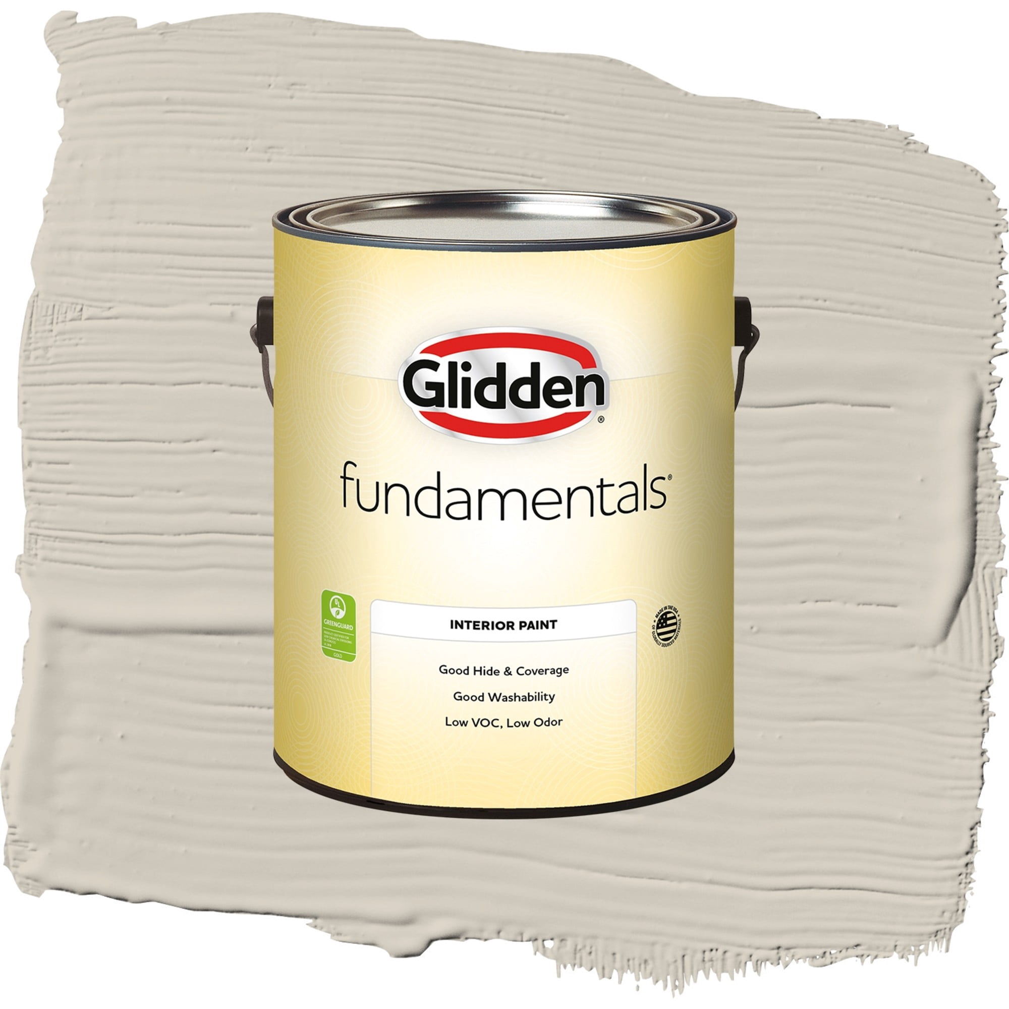 Glidden Fundamentals Dust Bunny / Beige, Flat Interior Paint, 1 Gallon