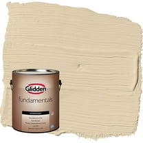 Glidden Fundamentals Almond Cream / Beige Satin Exterior Paint, 1 Gallon