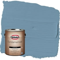 Glidden Fundamentals American Anthem / Blue Flat Exterior Paint, 1 Gallon