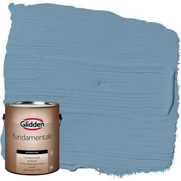 Glidden Fundamentals Exterior Paint American Anthem / Blue, Flat, 1 Gallon