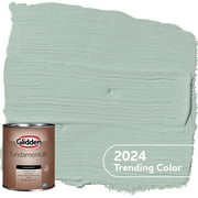 Glidden Fundamentals Exterior Paint Aquamarine Dream / Blue, Satin, 1 Quart