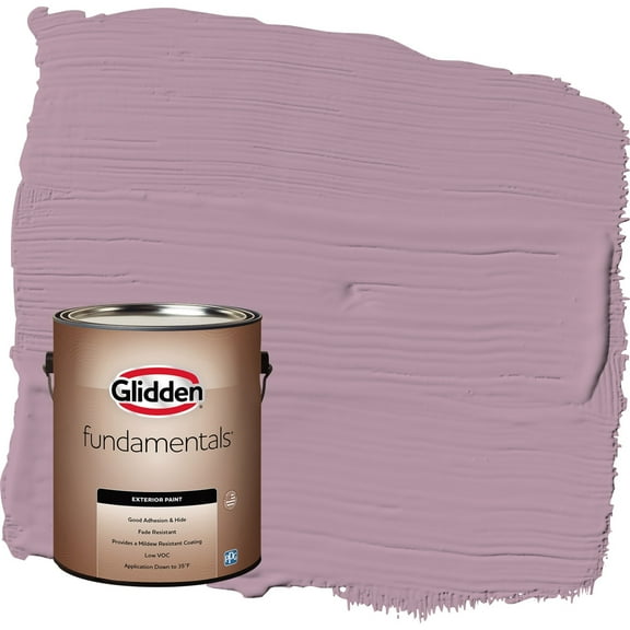 Glidden Fundamentals Ashberry / Purple Satin Exterior Paint, 1 Gallon