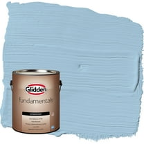 Glidden Fundamentals Blue Bows / Blue Satin Exterior Paint, 1 Gallon
