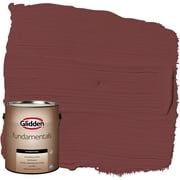 Glidden Fundamentals Exterior Paint Bordeaux / Red, Flat, 1 Gallon