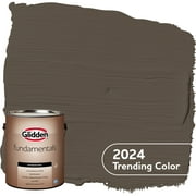 Glidden Fundamentals Exterior Paint Cabin Fever / Brown, Flat, 1 Gallon