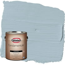 Glidden Fundamentals Chambray / Blue Flat Exterior Paint, 1 Gallon