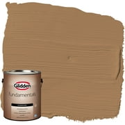 Glidden Fundamentals Exterior Paint Cinnamon Crunch / Brown, Flat, 1 Gallon