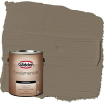 Glidden Fundamentals Clam Shell / Beige Flat Exterior Paint, 1 Gallon