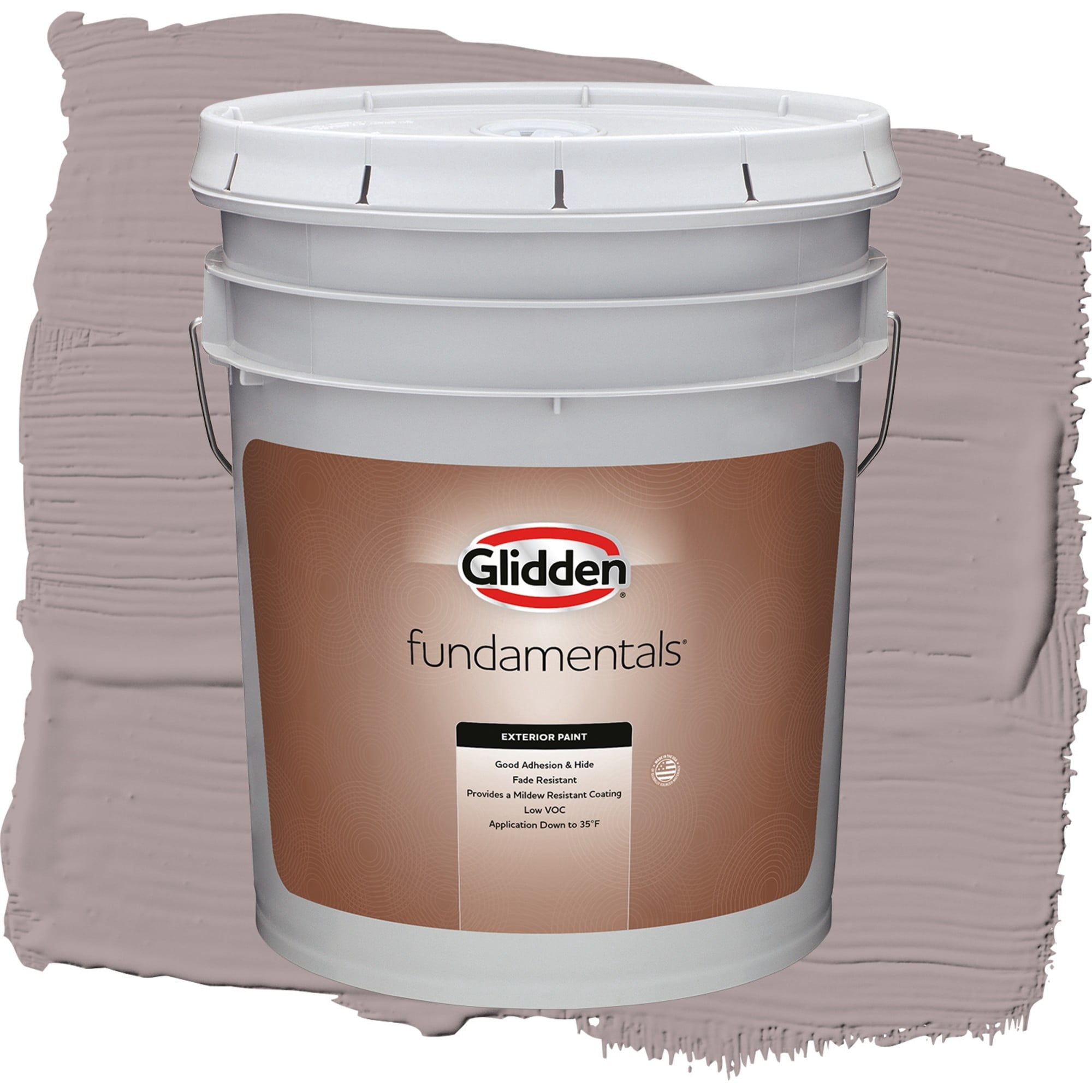 Glidden Fundamentals Coffee Custard / Purple, Semi-Gloss Exterior Paint, 5 Gallon
