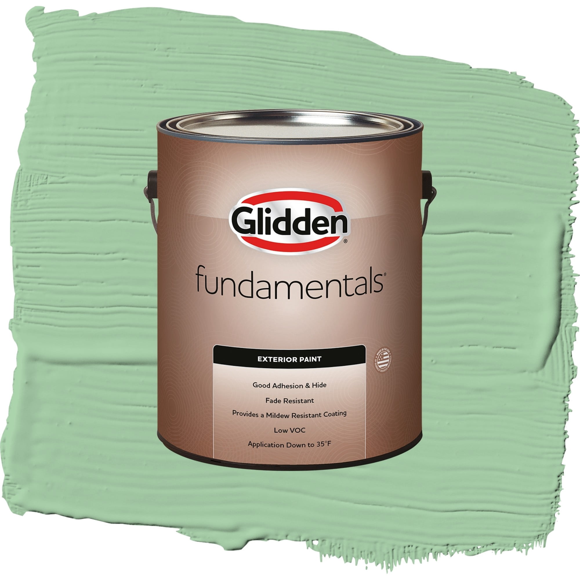 Glidden Fundamentals French Market Satin Exterior Paint and Primer, 1 Gallon