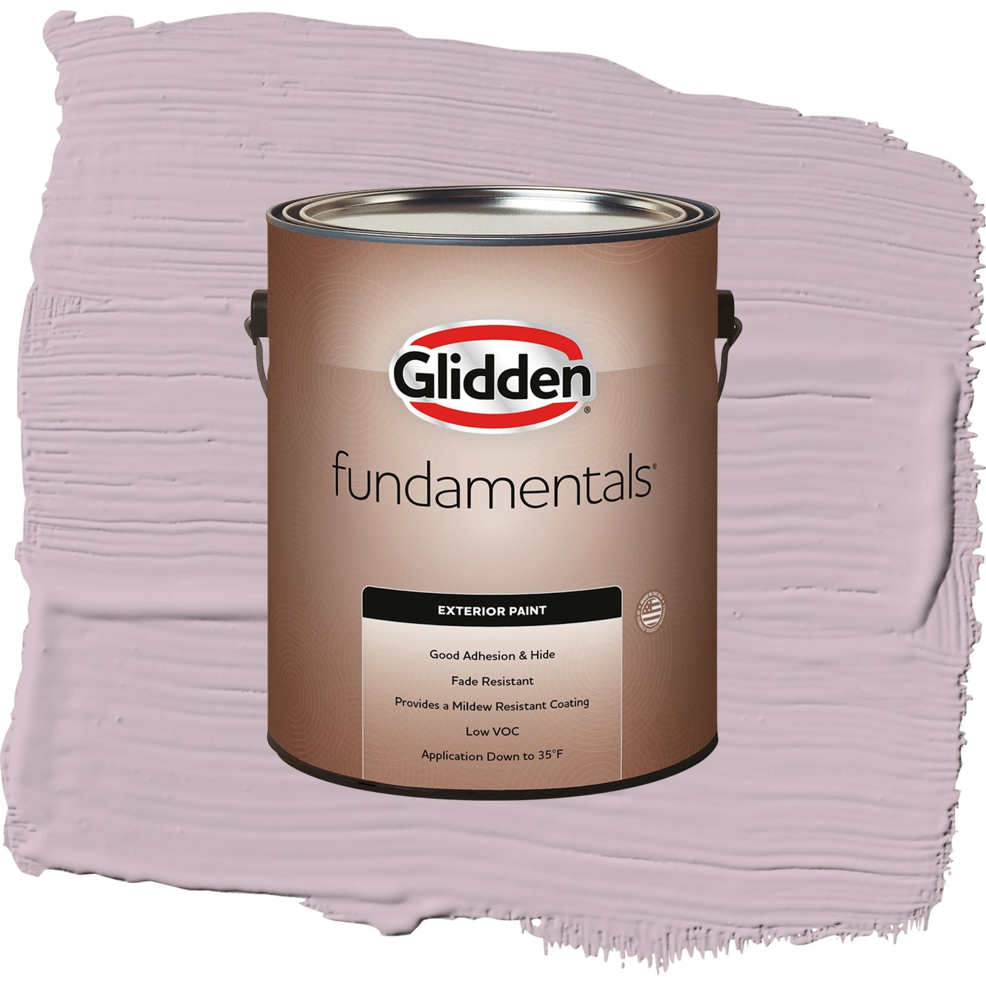 Glidden Fundamentals High Society / Purple, Semi-Gloss Exterior Paint, 1 Gallon