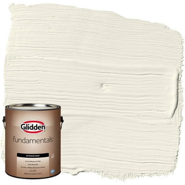 Glidden Fundamentals Exterior Paint Horseradish / Beige, Flat, 1 Gallon