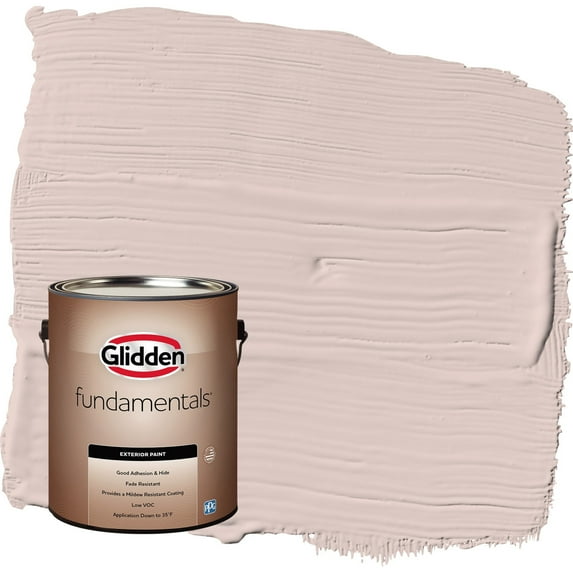 Glidden Fundamentals Kangaroo Paw / Pink Satin Exterior Paint, 1 Gallon