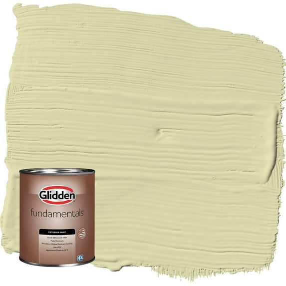 Glidden Fundamentals Misty Moor / Green Semi-Gloss Exterior Paint, 1 Quart
