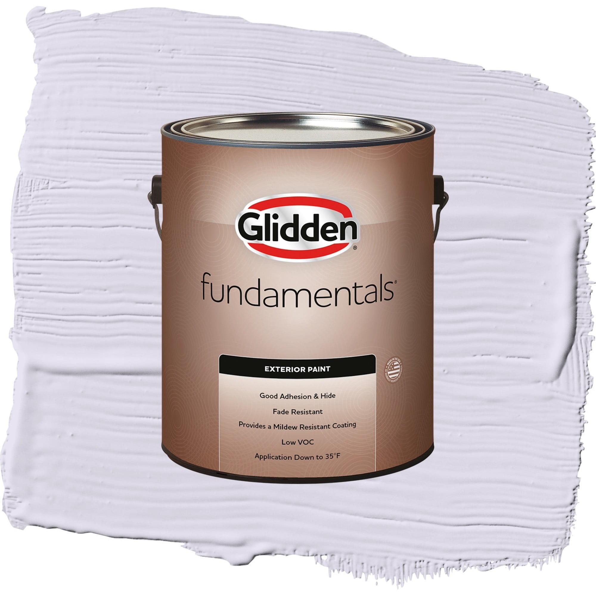 Glidden Fundamentals Misty Violet / Purple, Flat Exterior Paint, 1 Gallon