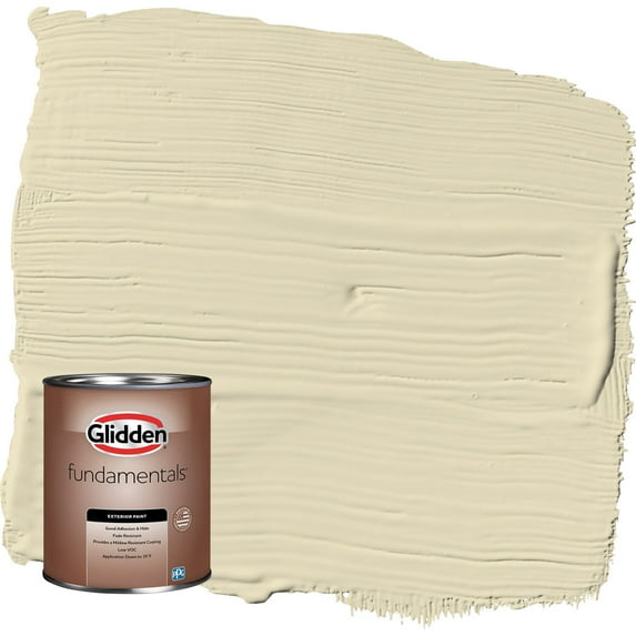 Glidden Fundamentals Namaste / Green Satin Exterior Paint, 1 Quart