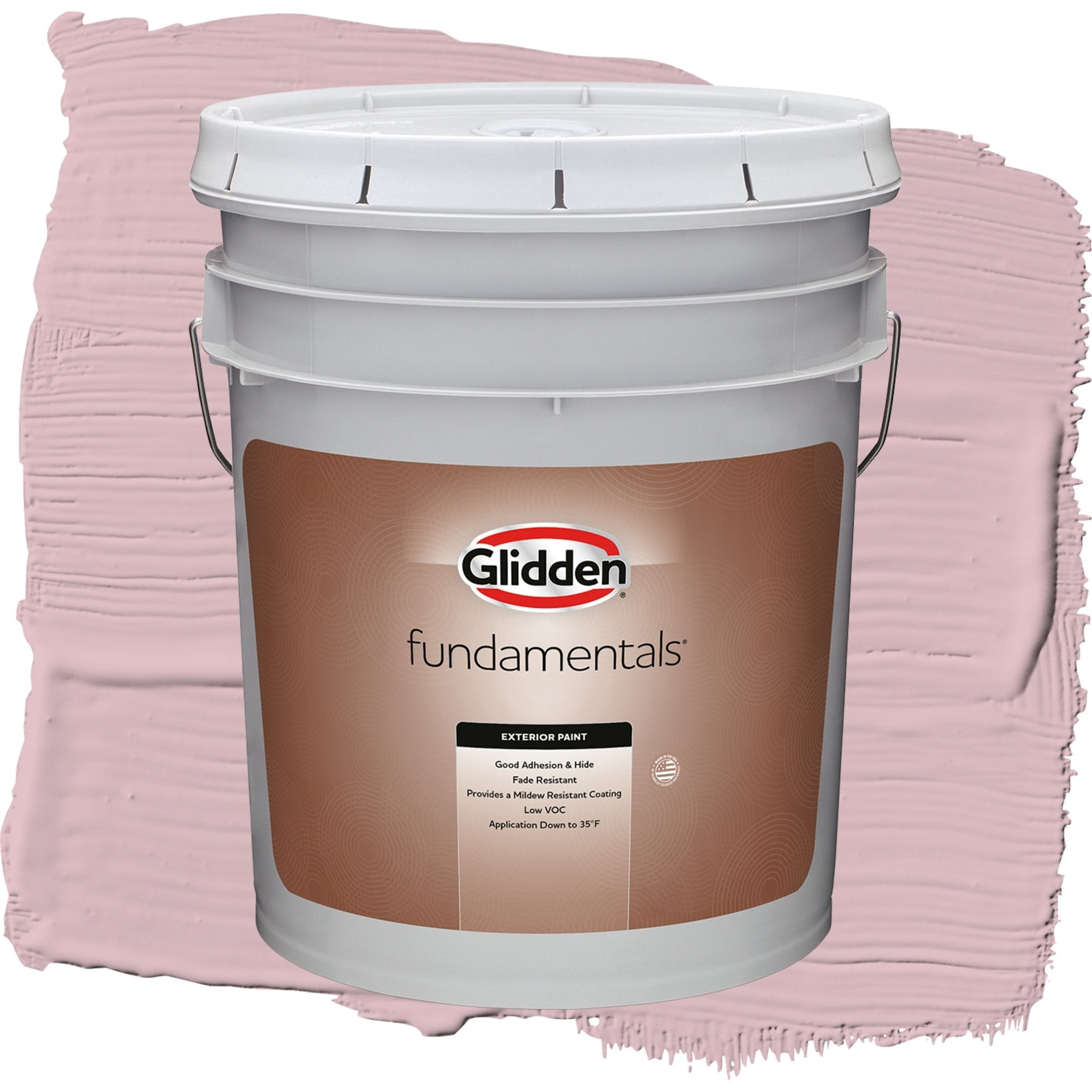 Glidden Fundamentals Nostalgia / Purple, Flat Exterior Paint, 5 Gallon