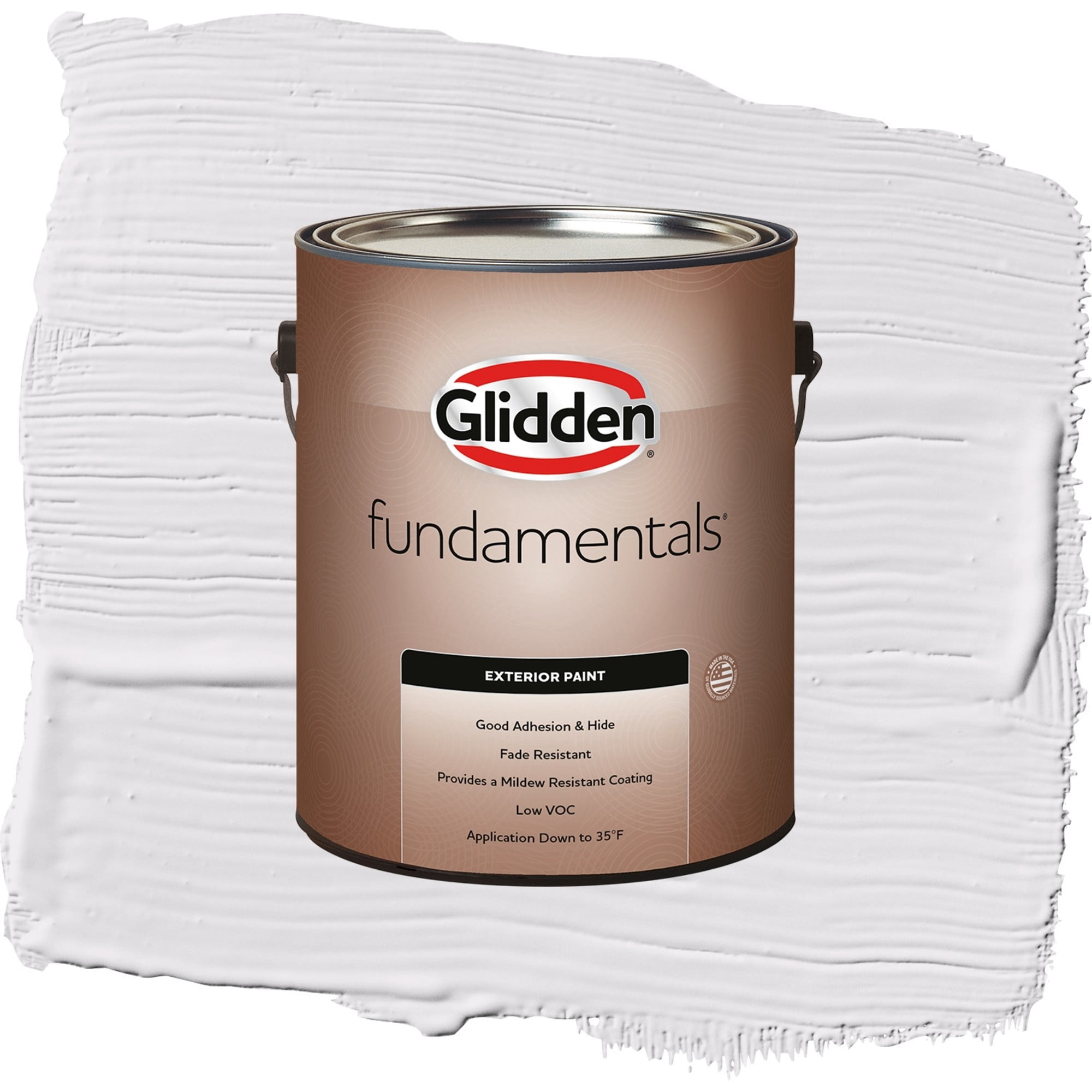 Glidden Fundamentals Orchid Blossom Semi Gloss Exterior Paint and Primer, 1 Gallon