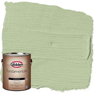 Glidden Fundamentals Exterior Paint Quaking Grass / Green, Flat, 1 Gallon