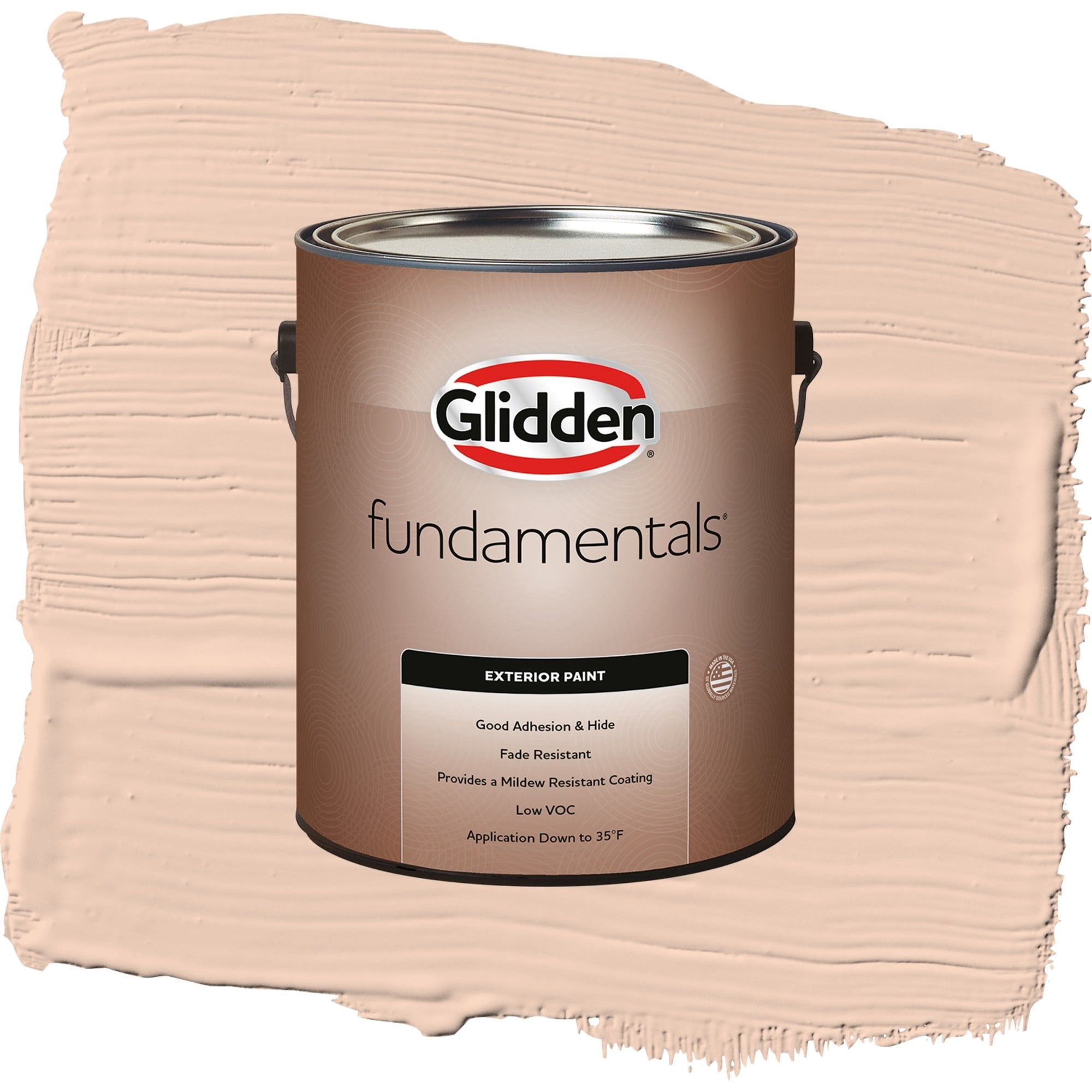 Glidden Fundamentals Scotchtone Semi Gloss Exterior Paint and Primer, 1 Gallon