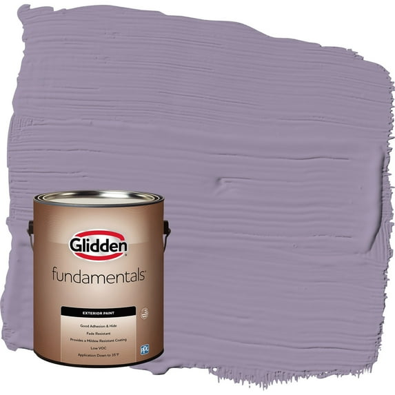 Glidden Fundamentals Smoky Grape / Purple Semi-Gloss Exterior Paint, 1 Gallon