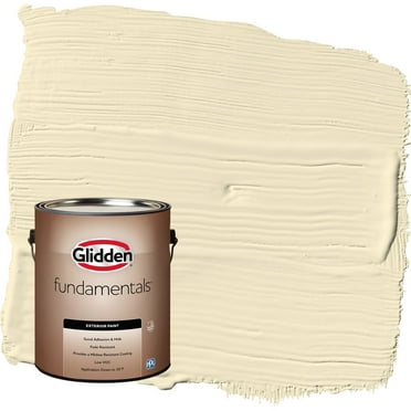 Glidden Fundamentals Soleil / Yellow Semi-Gloss Exterior Paint, 5 Gallon