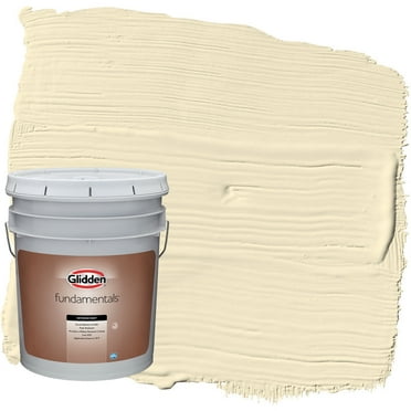 Glidden Fundamentals Exterior Paint Soleil / Yellow, Flat, 5 Gallons