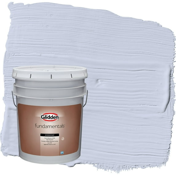 Glidden Fundamentals Sweet Emily / Purple Semi-Gloss Exterior Paint, 5 Gallon