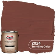 Glidden Fundamentals Exterior Paint Sweet Spiceberry / Red, Flat, 1 Gallon