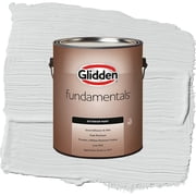 Glidden Fundamentals Thin Ice / Gray, Flat Exterior Paint, 1 Gallon