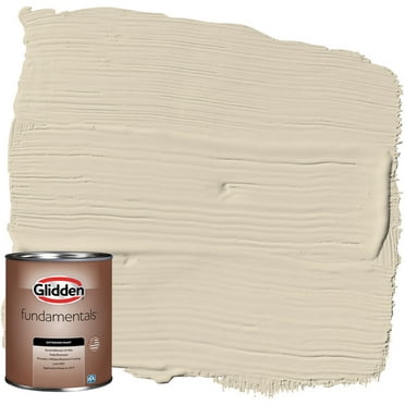 Glidden Fundamentals Exterior Paint Toasted Almond / Beige, Flat, 1 Quart